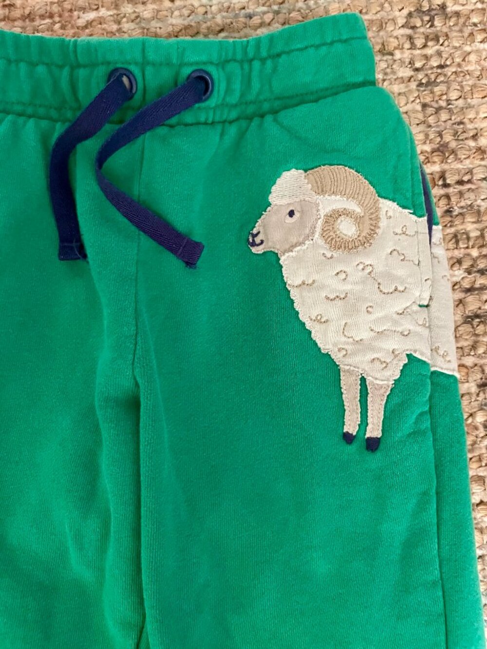 Mini Boden (2) Kids Toddlers Unisex Animal Sweatpants Green and Blue Size 3Y - Picture 9 of 15